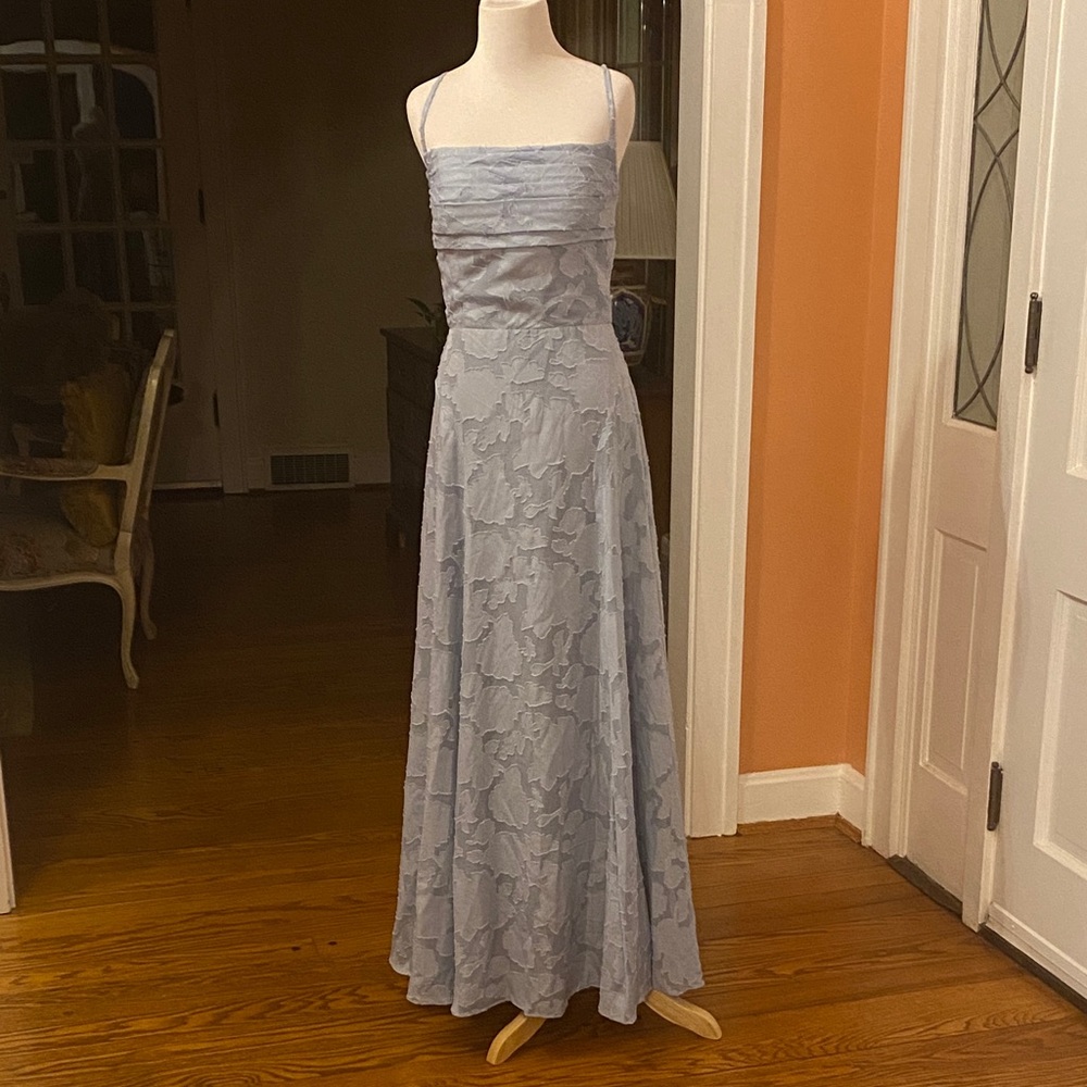 Blue Lace Gown Fully Lined